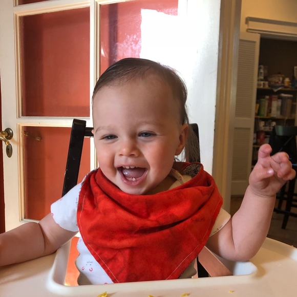 Handmade Bandana Bib - Picture 2 of 2